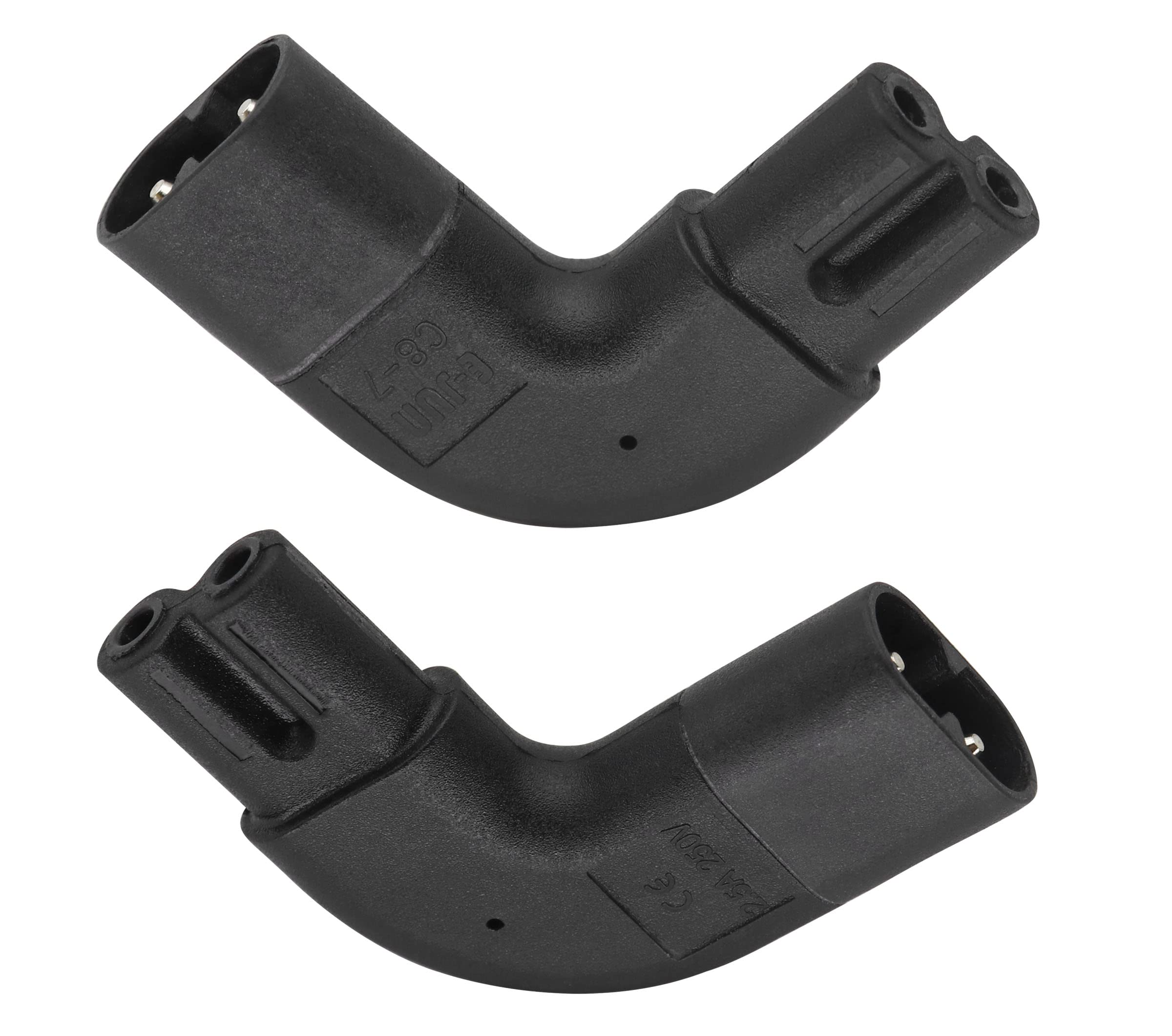 Amazon.com: AAOTOKK (2 Pack 90 Degree IEC 320 C7 to C8 Power AC